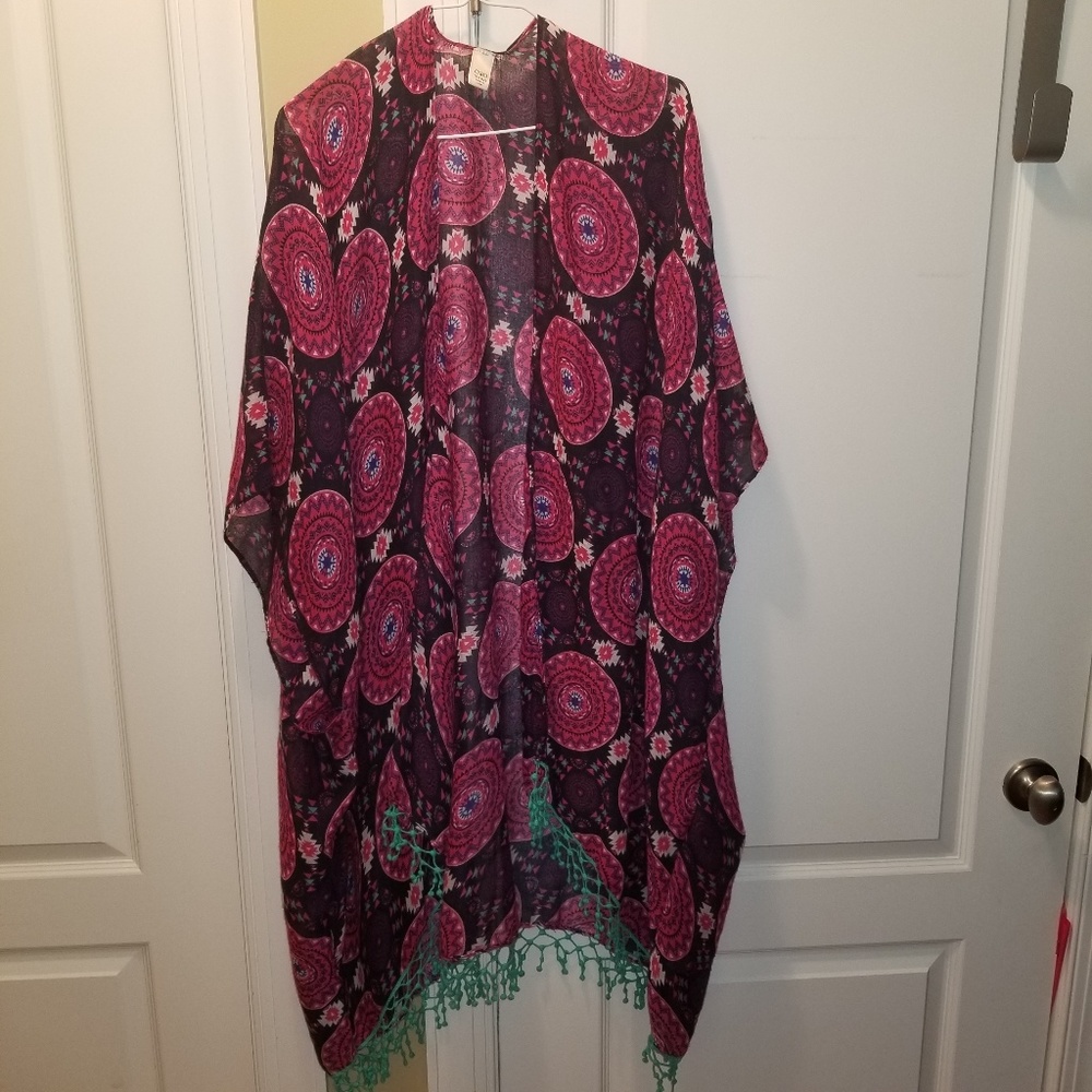 Cato One Size Bohemian Kimono
